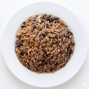 Barquette Riz collé (haricot rouge)