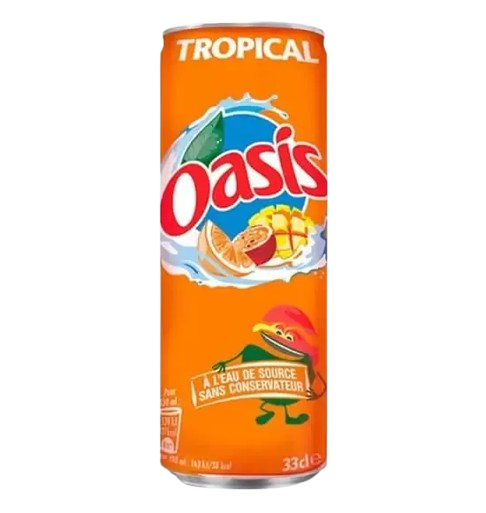 Oasis tropical 33cl