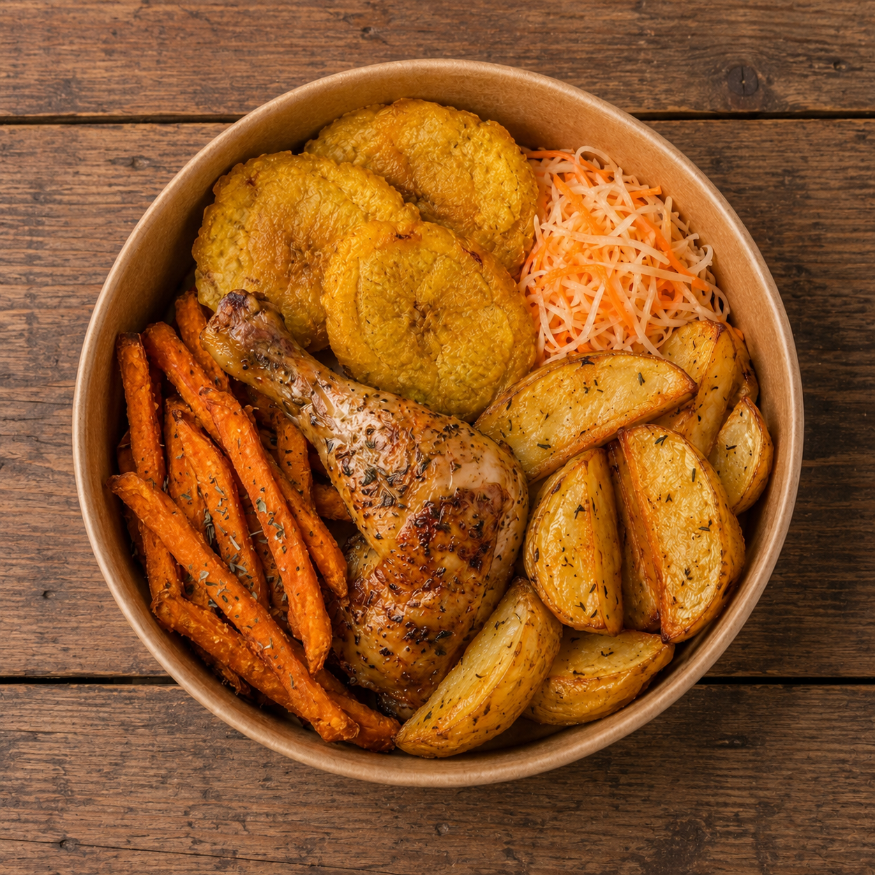 Bowl fritay haïtien